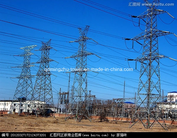 Transmission Line Tower Angular Lattice Power Steel Tower