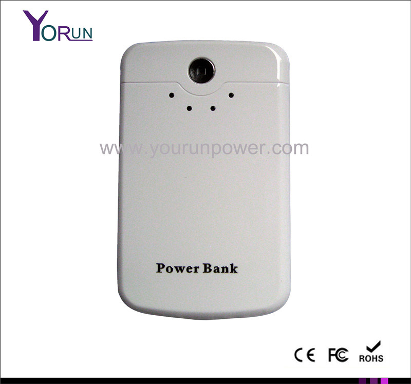 Newest Model LED Flashlight Mobile Power Bank 8000mAh (YR080)