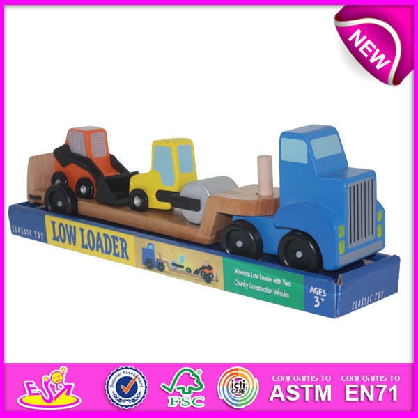 DIY Wooden Loader Toy for Kids, Colorful Wooden Toy Loader Toy for Children, Mini Wooden Car Toy Loader Toy for Baby W04A064