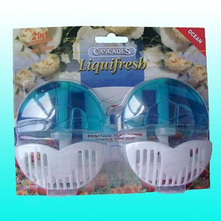 Clip-on Toilet Bowl Deodorizer & Cleaner