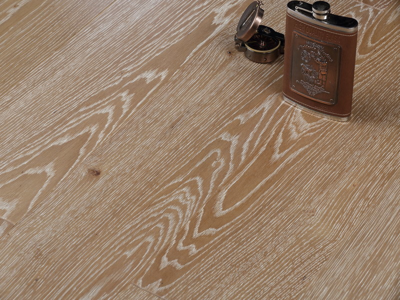 Oak Brushed UV Lacquer UV Oil Engineered Flooring (F-SJ10201)