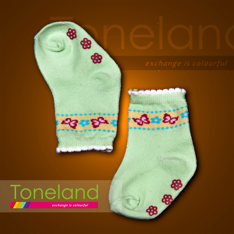 Babies Jacquard Normal Socks with Printing Sole (BNG0007)