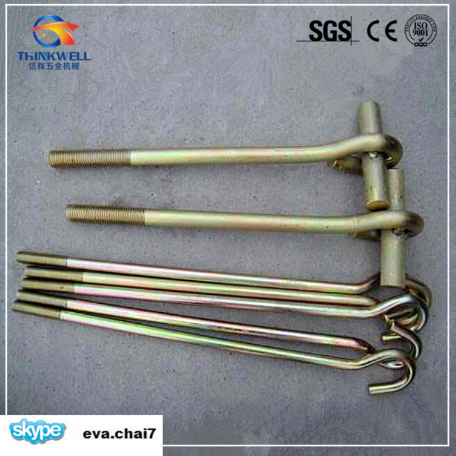 Galvanized Forged Steel Eye Anchor Bolts with Thread End