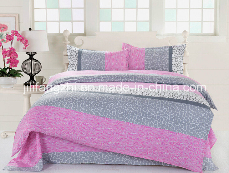 High Quality 100% Cotton Reactive Printed Blanket Bedding Set