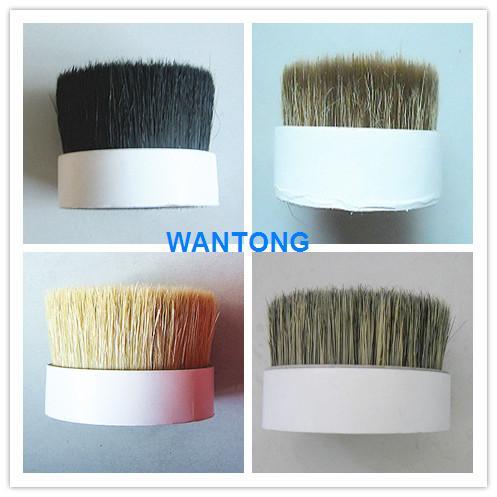 44 High Good Chinese Hog Hair Chungking Dyed Black Boiled Bristle Mix Nylon Filament for Brush