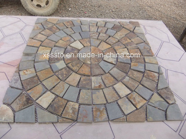 Slate Mosaic Mesh Tile for Walling and Flooring