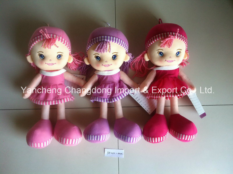 Plush Soft Dolls with Good Looking Dress