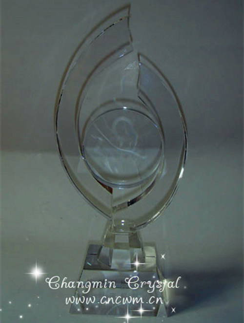 Tr121 Crystal Trophy for Souvenir