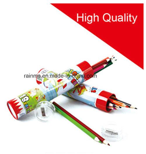 12PCS Color Pencil in Metal Tube with Sharpener