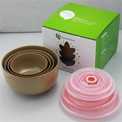 Storage Bowl Set Round Bowl Food Bowl and Fruit Bowl with Cover