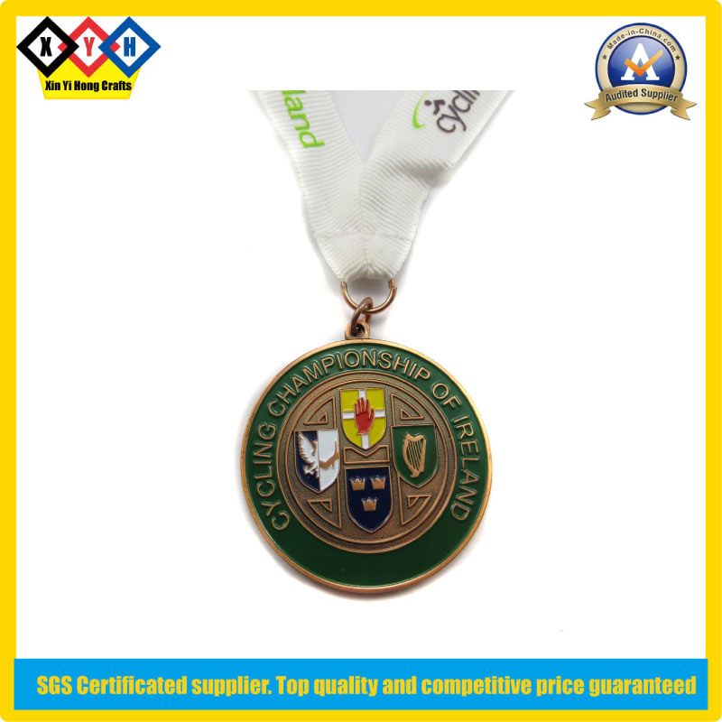 Custom Medal with Print Ribbon (XYH-MM081)