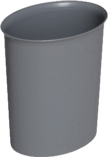 Small Oval-Sharped Fireproof Dustbin