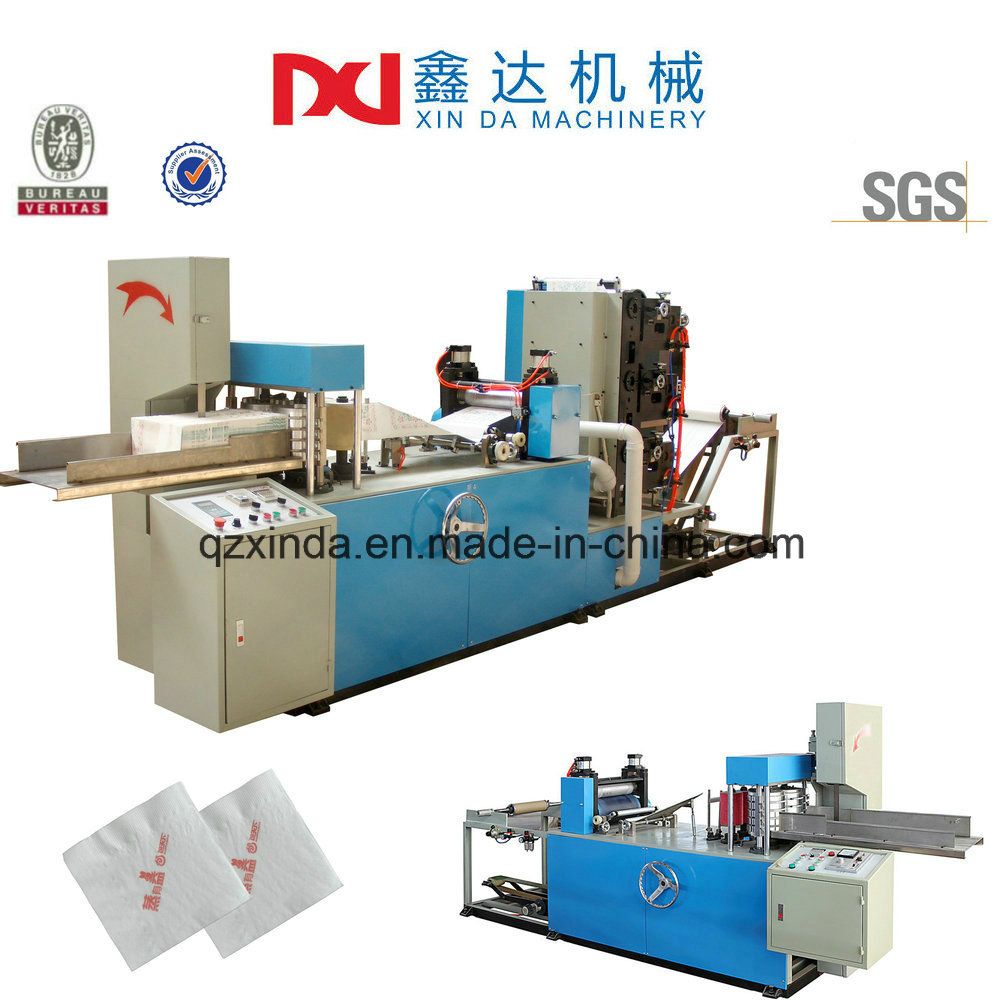 Tissue Paper Napkin Equipment Printing Folding Serviette Paper Product Machine