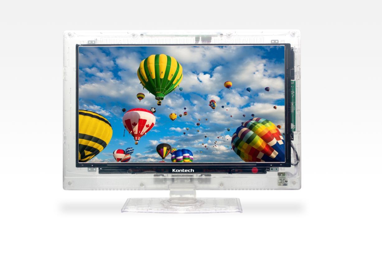 18.5 Inch Full HD LED Transparent Cabinet Prison TV