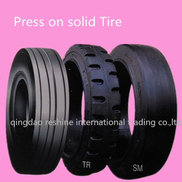 Forklift Solid Tyre Press on Solid Tyre