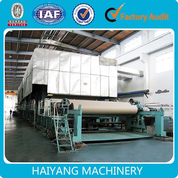 Liner Paper Making Machine Use Waste Paper as Material