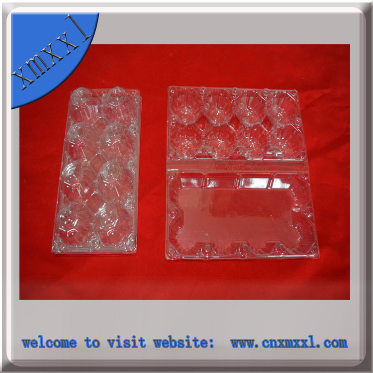 Plastic 8-Pack Egg Tray Packaging