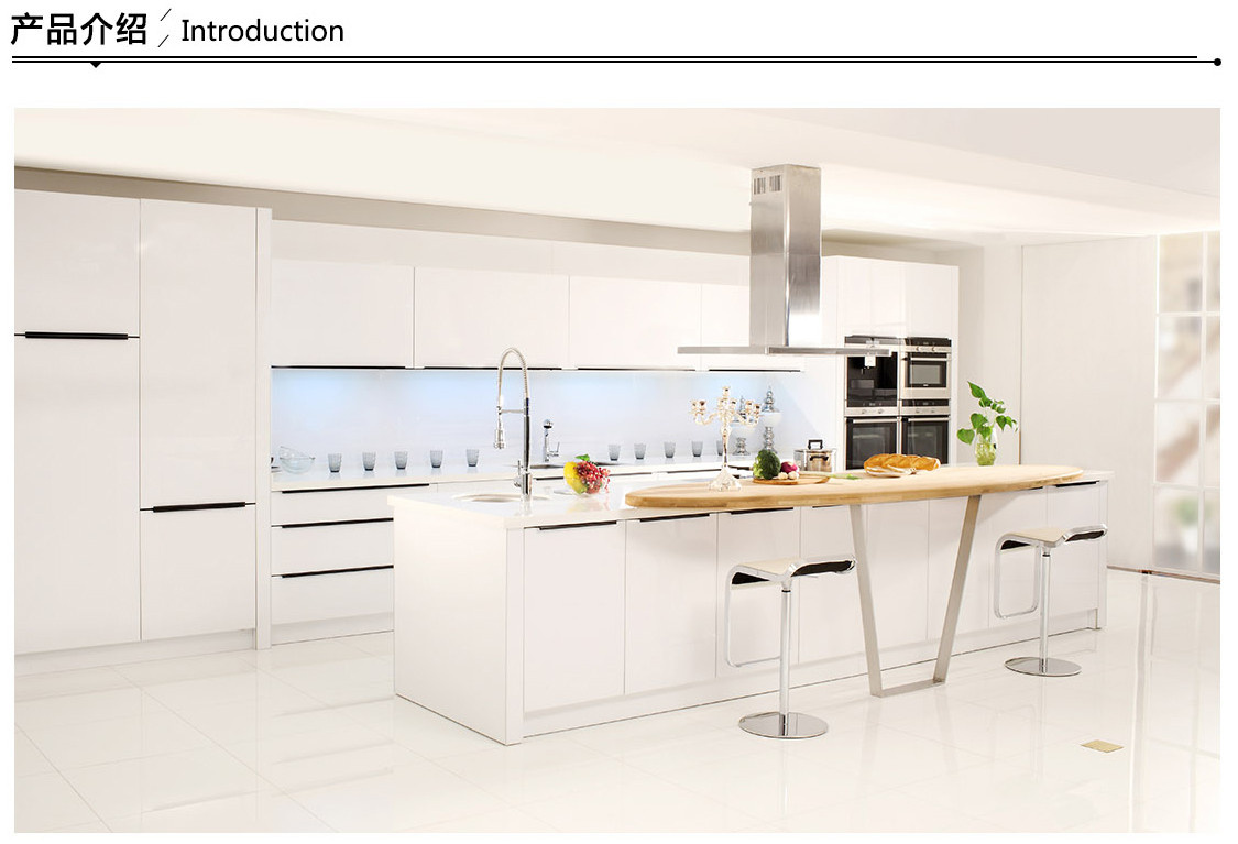 Modern Lacquer Modular Kitchen Cabient