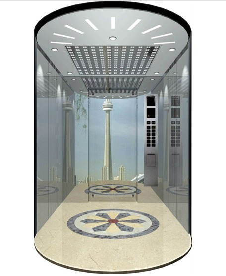Semi-Circular Observation Elevator