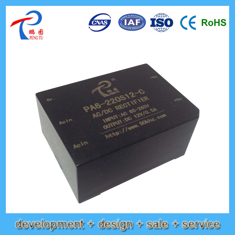 PAC100 Switching Power Supply with PFC Function, 220V Input Voltage, 7.5V Output Voltage, 100 Watts, Single Output