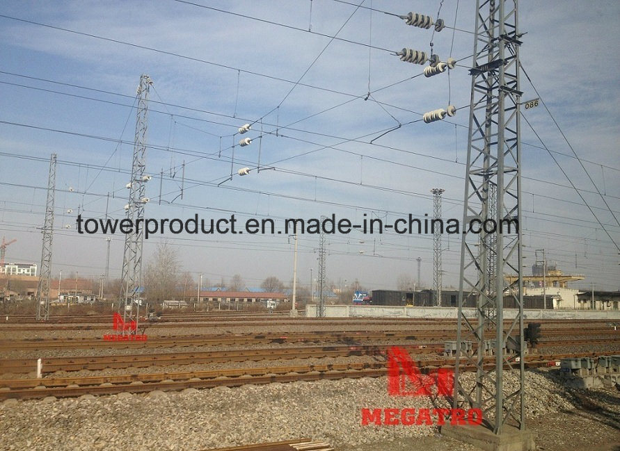 35kv Double Ohl Tower for Power Transmission Along Railway (MGP-DT015)