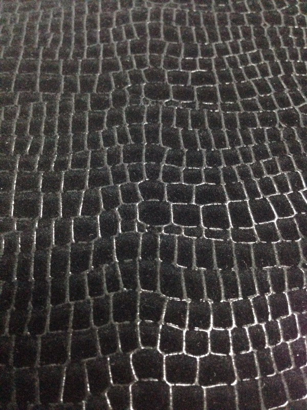 Classical Design Flocking PU Leather for Shoes (DF7C14010907-7#)