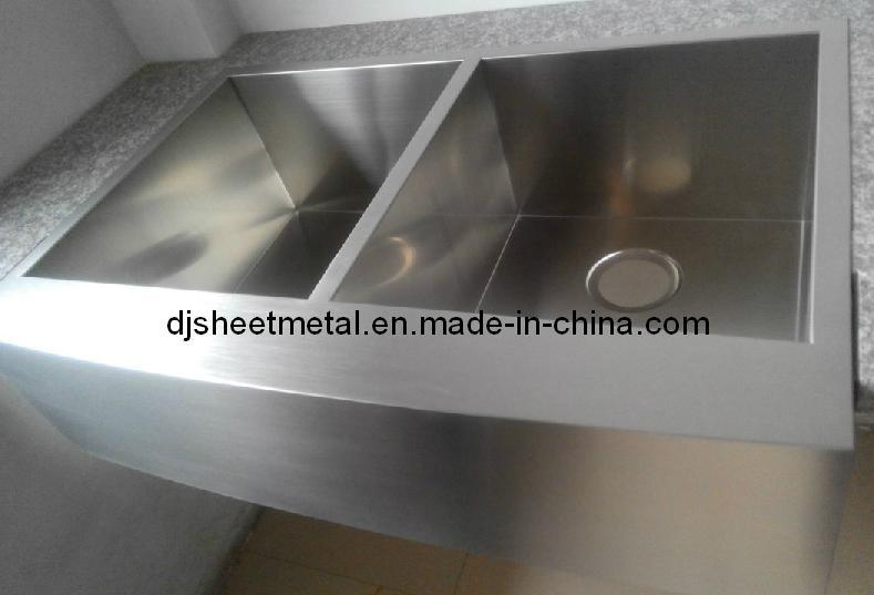 Handmade Double Bowl Stainless Steel Sink