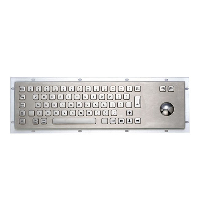 Kiosk Stainless Steel Keyboard (KVS-8202B)