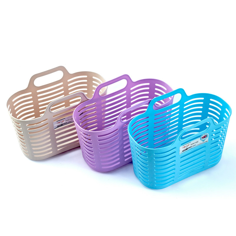 Multifunctional Plastic Shopping Basket with Handle