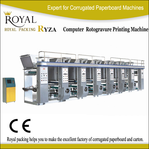 Ryza Moderate Speed Computer Middle Rail Gravure Machine