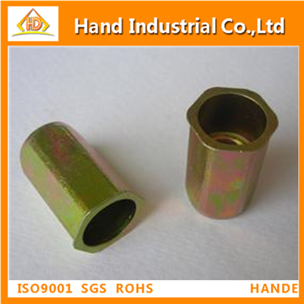 Stainless Steel Reduced Head Full Hex Body Open End Rivet Nut