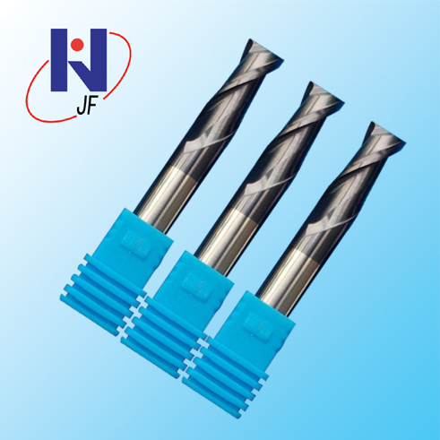 2 Flutes Solid Carbide Cutter Flat Square End Mill Cutting Tool