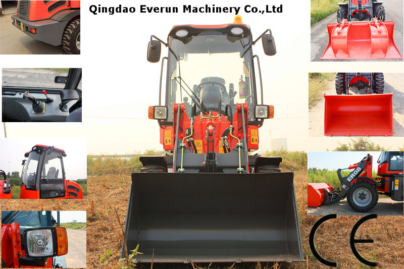 China Farm Machinery 0.8ton Everun Mini Radlader