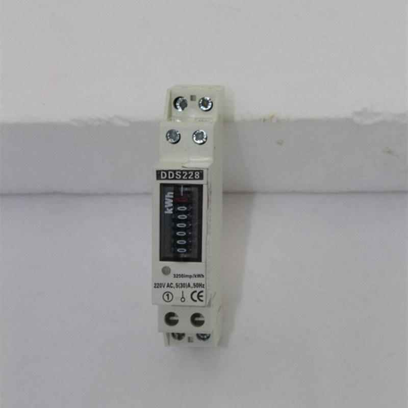 Customized Single Phase DIN Rail Energy Meter