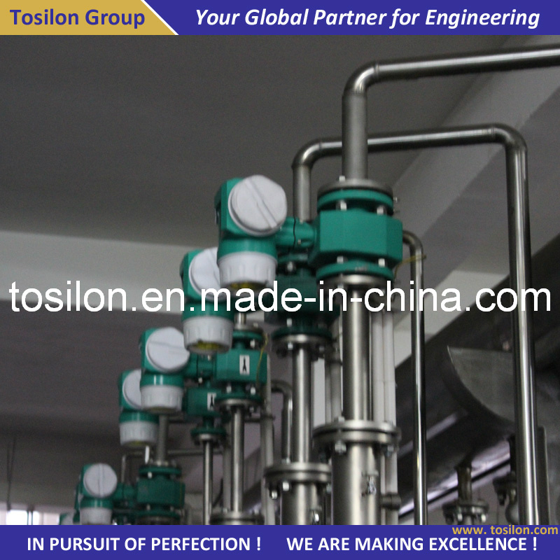 Flange Mounted Electromagnetic Flow Meter for Liquid RS485 4-20mA