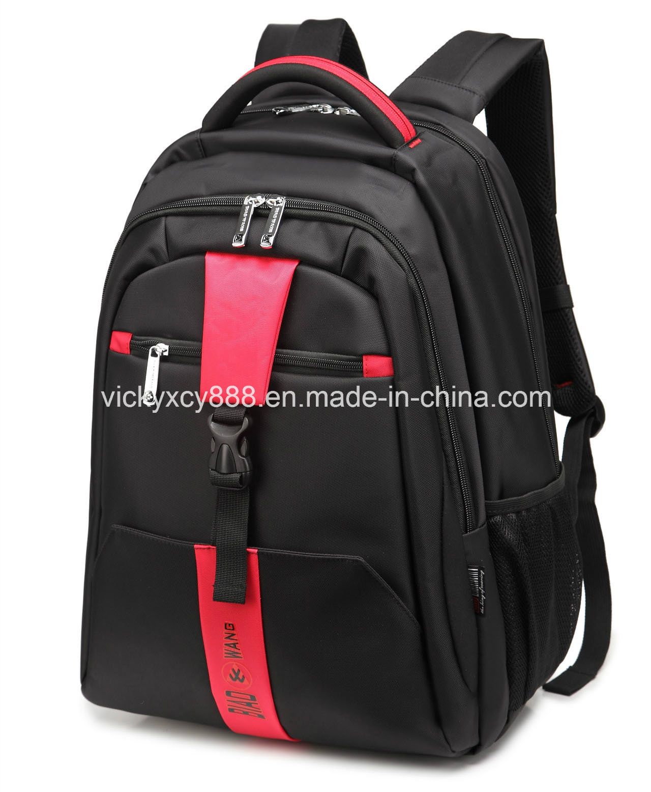 Double Shoulder Business Laptop Computer Notebook Bag Backpack (CY1865)