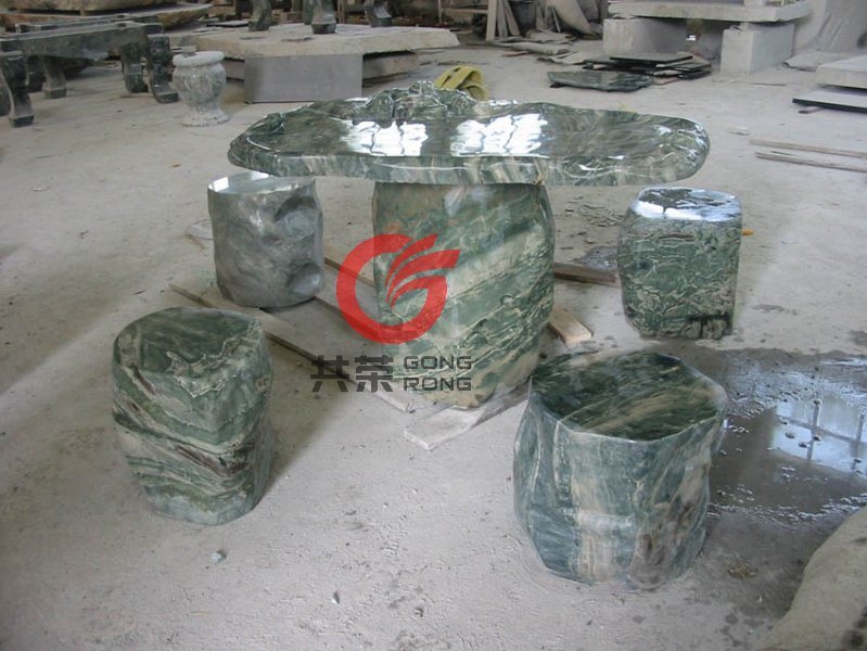 Stone Table and Bench (STB006)