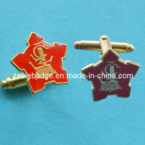 Souvenir Five-Pointed Star Cufflinks (ele-CL001)