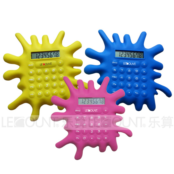 8 Digits Octopus-Shaped Silicon Calculator (LC513A)