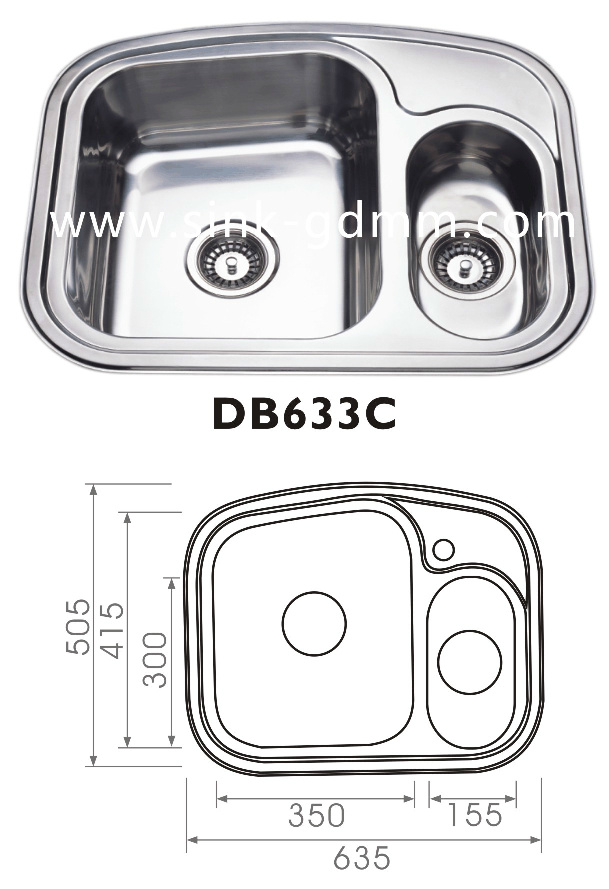 Double Bowl Sink (DB633C)