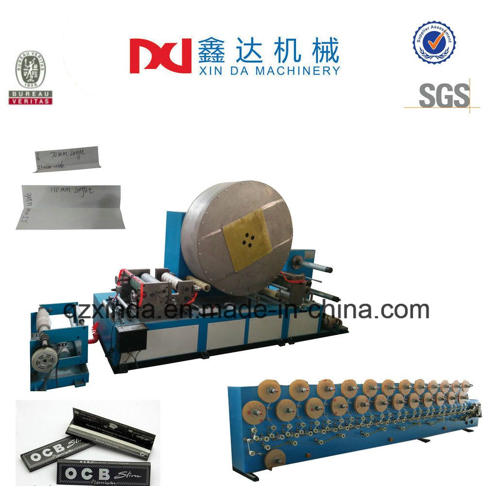 Automatic Slitting Gum Tobacco Paper Cigarette Making Machine
