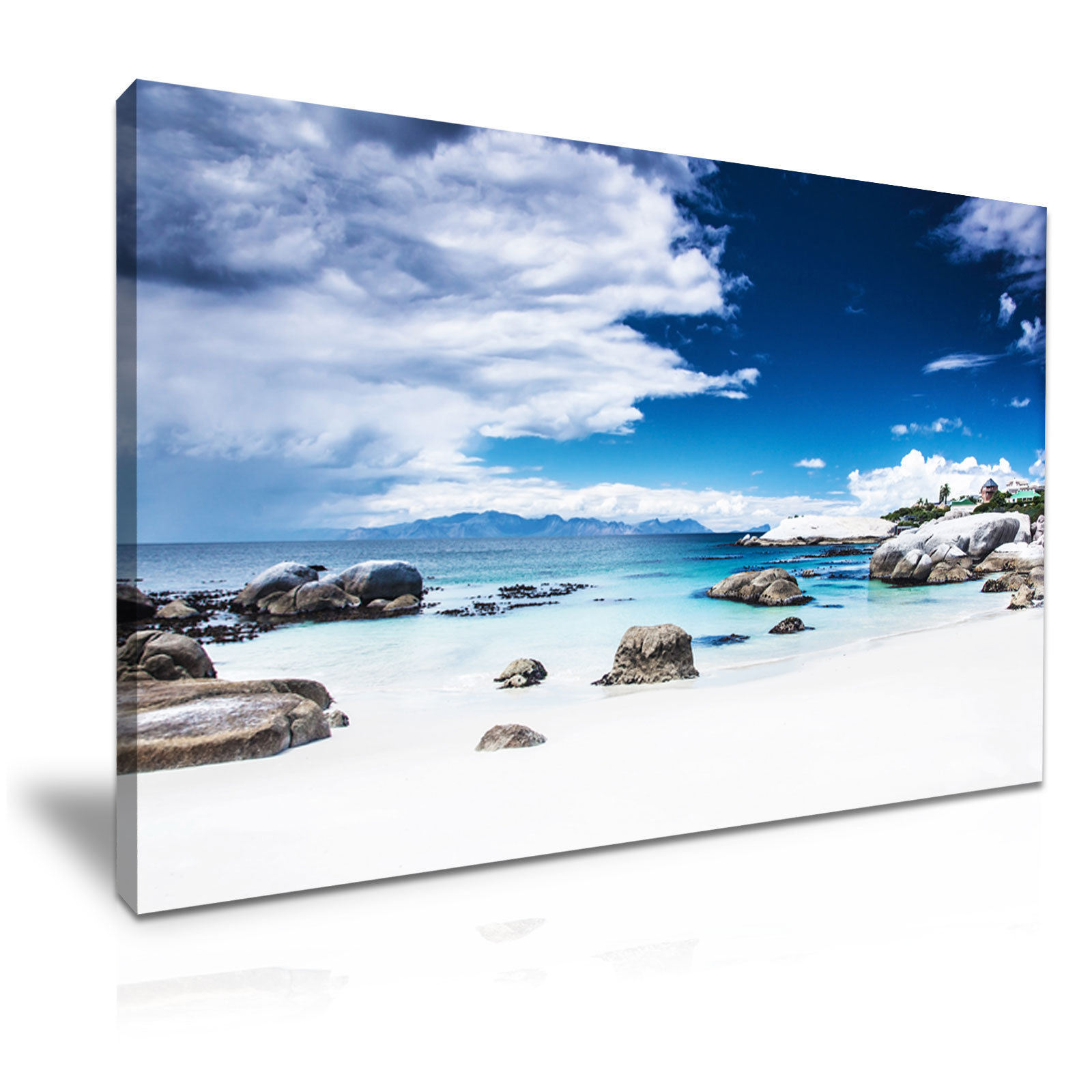 Seabeach Landscape Reproduction Canvas Painting with Low Price