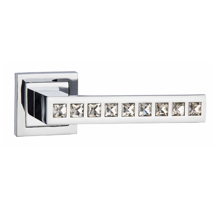 Zinc Alloy Door Lock Handle with Crystal (153.16171)