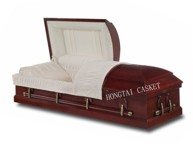 American Style Wooden Casket of Solid Cherry (HT-0315)