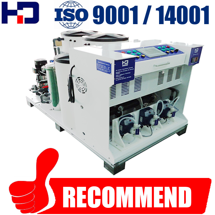 2015 Brine Electrolysis Sodium Hypochlorite Generator/Disinfection Machine Working with Seawater /Salt Automatic
