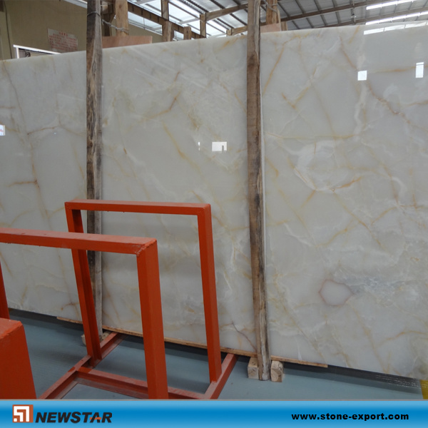 White Onyx Stone for High Grade Hotel Decoration