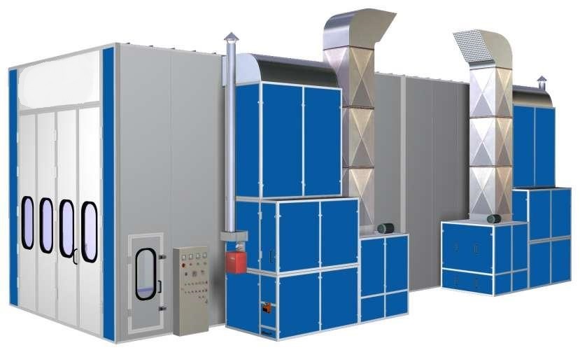 Long Bus Spray Booth/ Industrial Coating Machine
