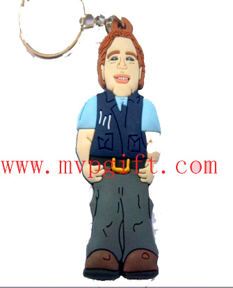 PVC Key Chain with 3D Logo (m-PK10)