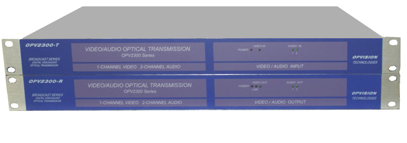 Fiber Optical Transmission/Transmitter/Broadcast/ Analog Audio/Video - 1V2a (OPV2300/2400 Series)