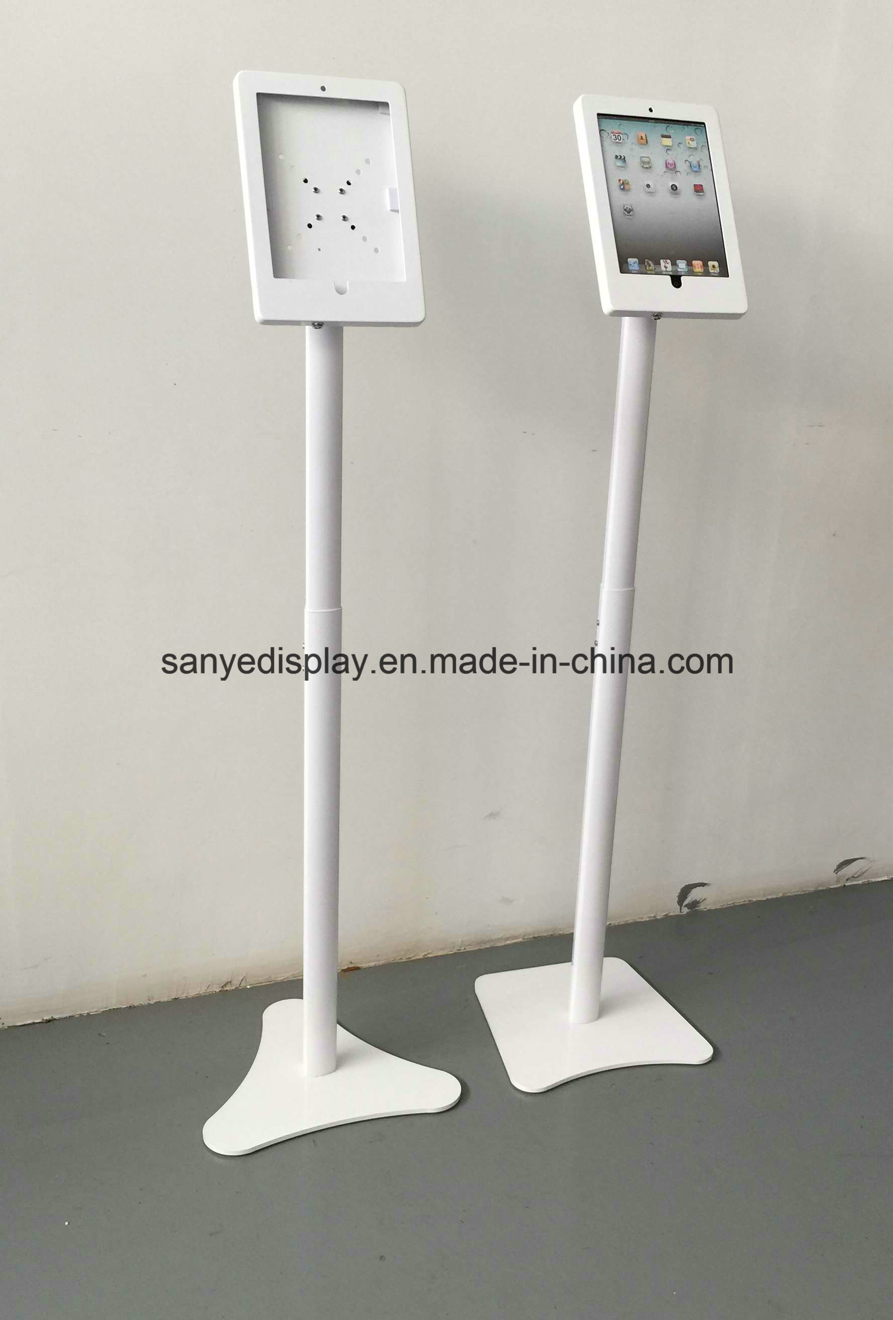 Custom Design Metal Tilt Rotating Floor Tablet Stand
